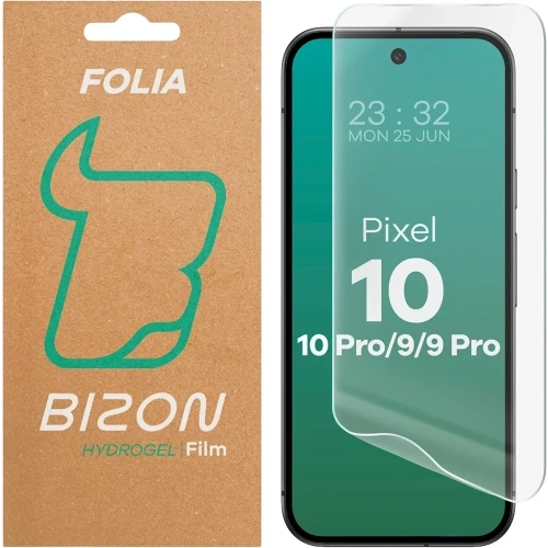 Folia hydrożelowa na ekran Bizon Glass Hydrogel Front do Google Pixel 10 / 10 Pro / 9 / 9 Pro