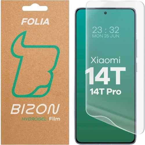 Folia hydrożelowa na ekran Bizon Glass Hydrogel Front do Xiaomi 14T / 14T Pro