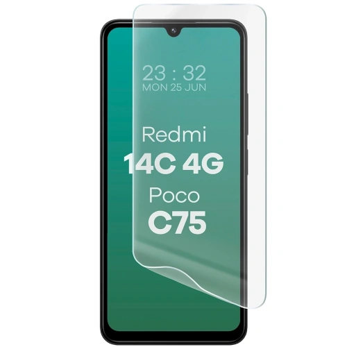 Folia hydrożelowa na ekran Bizon Glass Hydrogel Front do Xiaomi Redmi 14C 4G / POCO C75