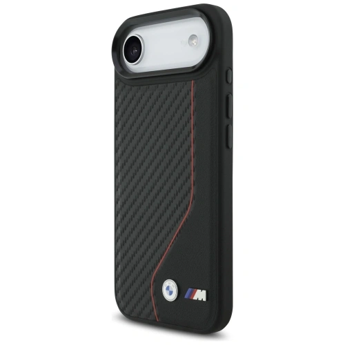 Etui BMW M Carbon Line & Logo MagSafe do Apple iPhone Air czerwony