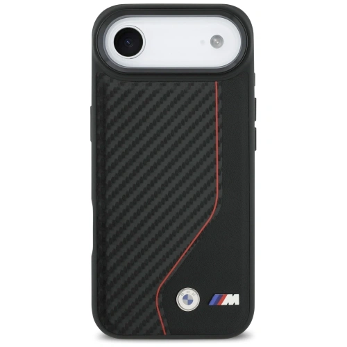 Etui BMW M Carbon Line & Logo MagSafe do Apple iPhone Air czerwony