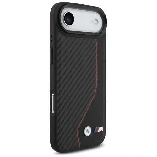 Etui BMW M Carbon Line & Logo MagSafe do Apple iPhone Air czerwony
