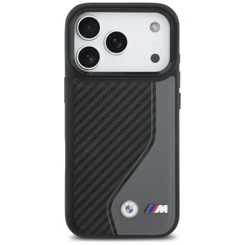 Etui BMW M Carbon Logo MagSafe do Apple iPhone 17 Pro antracyt