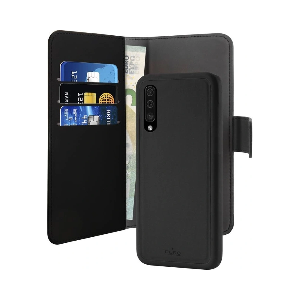 Hurtownia GSM - Etui PURO Wallet Detachable 2w1 Samsung Galaxy A50/A50s/A30s (černý) - PUR071BLK - {ean13} - Hurt