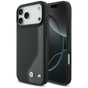 Etui BMW M Carbon Logo MagSafe do Apple iPhone 17 Pro Max antracyt