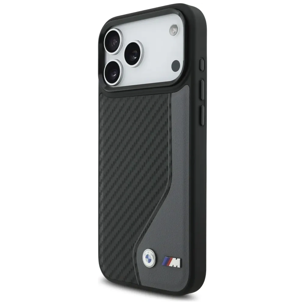 Etui BMW M Carbon Logo MagSafe do Apple iPhone 17 Pro Max antracyt