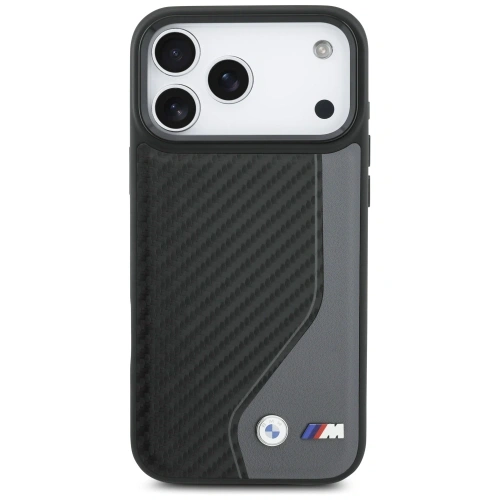 Etui BMW M Carbon Logo MagSafe do Apple iPhone 17 Pro Max antracyt
