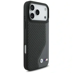 Etui BMW M Carbon Logo MagSafe do Apple iPhone 17 Pro Max antracyt