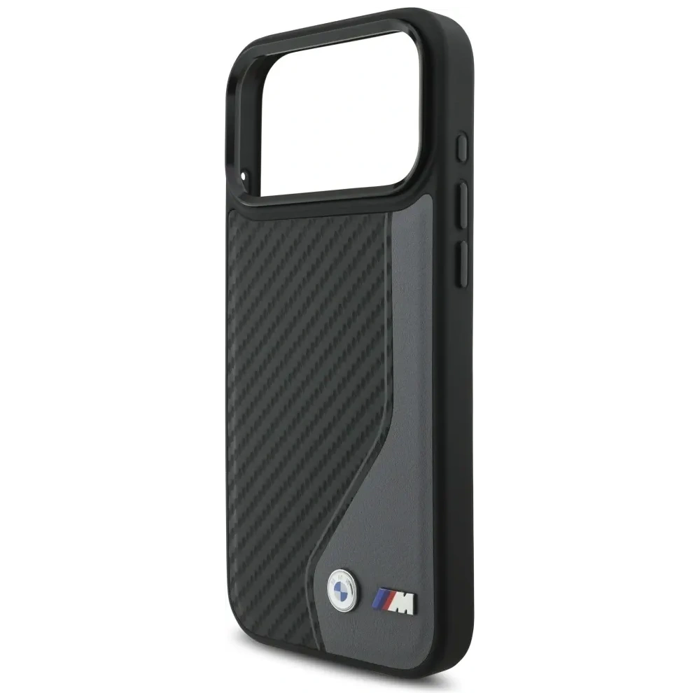 Etui BMW M Carbon Logo MagSafe do Apple iPhone 17 Pro Max antracyt