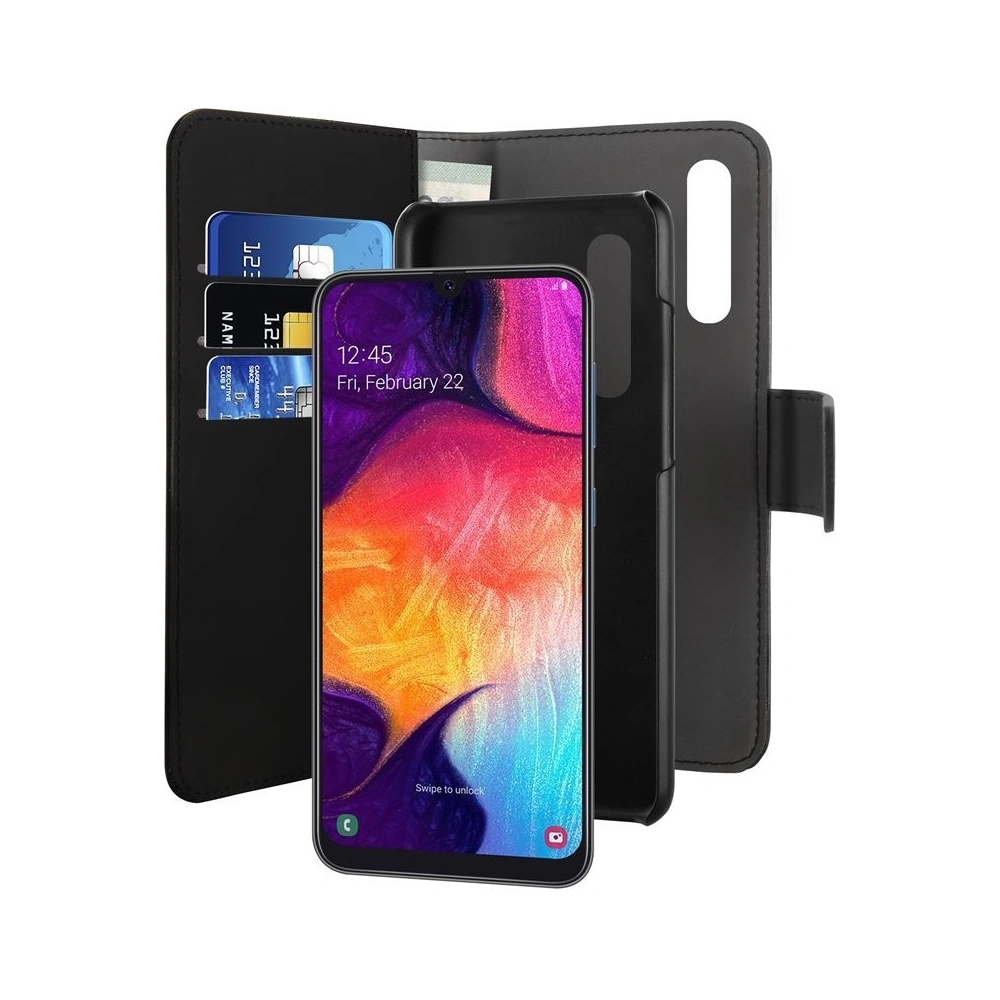 Hurtownia GSM - Etui PURO Wallet Detachable 2w1 Samsung Galaxy A50/A50s/A30s (černý) - PUR071BLK - {ean13} - Hurt