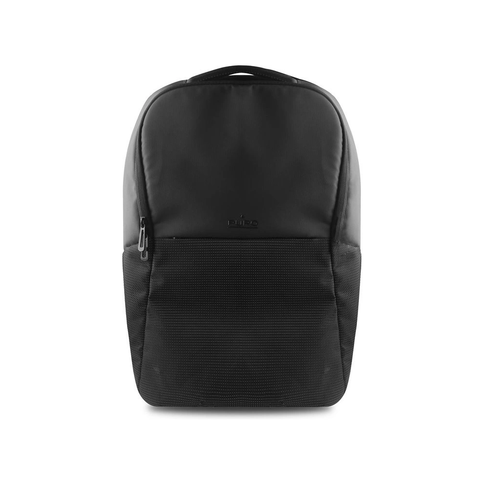 Hurtownia GSM - Odblaskowy plecak PURO Bynight z zewnętrzym portem USB MacBook Pro 15 / Notebook 15.6 (czarny) - PUR072BLK - {ean13} - Hurt