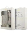 Etui Guess 4G Strass Logo & Big Strap Metal Buttons MagSafe do Apple iPhone 17 Pro Max różowy