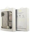 Etui Guess 4G Strass Logo & Big Strap Metal Buttons MagSafe do Apple iPhone 17 różowy