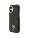 Etui Guess 4G Strass Logo MagSafe do Apple iPhone 17 czarny