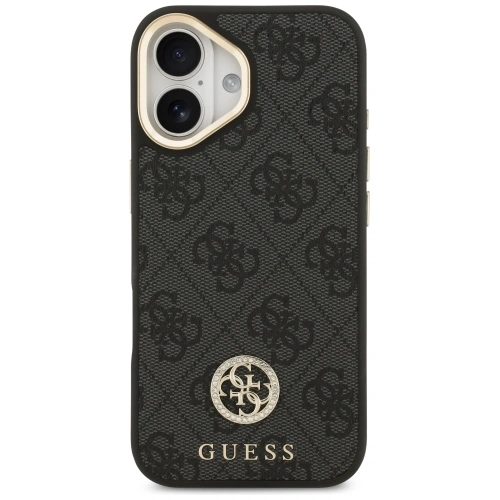 Etui Guess 4G Strass Logo MagSafe do Apple iPhone 17 czarny
