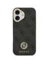 Etui Guess 4G Strass Logo MagSafe do Apple iPhone 17 czarny