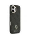 Etui Guess 4G Strass Logo MagSafe do Apple iPhone 17 czarny