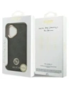 Etui Guess 4G Strass Logo MagSafe do Apple iPhone 17 czarny