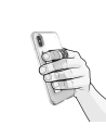 Hurtownia GSM - Etui Speck Universal GrabTab Halterung für Selfies und Ständer Pugstamps/Gray - SPK116GRY - {ean13} - Hurt