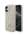 Etui Guess 4G Strass Logo MagSafe do Apple iPhone 17 różowy