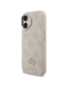 Etui Guess 4G Strass Logo MagSafe do Apple iPhone 17 różowy