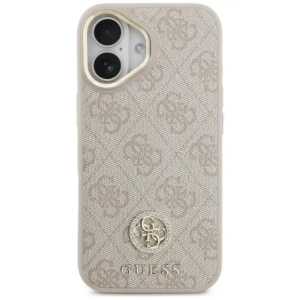 Etui Guess 4G Strass Logo MagSafe do Apple iPhone 17 różowy