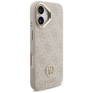 Etui Guess 4G Strass Logo MagSafe do Apple iPhone 17 różowy