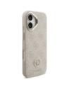 Etui Guess 4G Strass Logo MagSafe do Apple iPhone 17 różowy