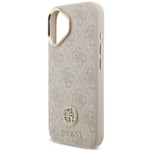 Etui Guess 4G Strass Logo MagSafe do Apple iPhone 17 różowy