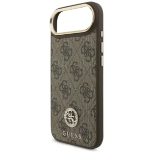 Etui Guess 4G Strass Logo MagSafe do Apple iPhone Air brązowy