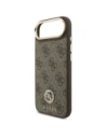 Etui Guess 4G Strass Logo MagSafe do Apple iPhone Air brązowy