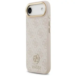 Etui Guess 4G Strass Logo MagSafe do Apple iPhone Air różowy