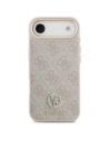 Etui Guess 4G Strass Logo MagSafe do Apple iPhone Air różowy