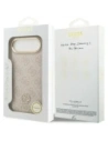 Etui Guess 4G Strass Logo MagSafe do Apple iPhone Air różowy
