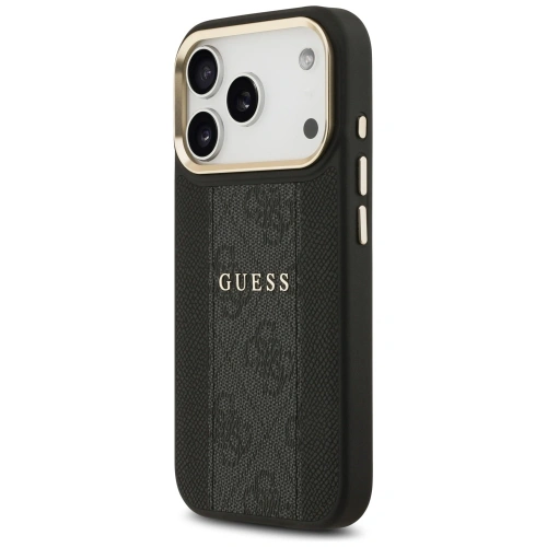 Etui Guess 4G Stripe MagSafe do Apple iPhone 17 Pro czarny