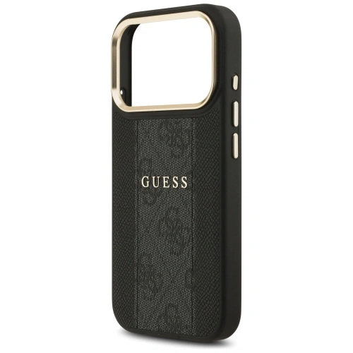 Etui Guess 4G Stripe MagSafe do Apple iPhone 17 Pro czarny