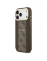 Etui Guess 4G Stripe MagSafe do Apple iPhone 17 Pro Max brązowy