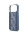 Etui Guess 4G Stripe MagSafe do Apple iPhone 17 Pro Max niebieski