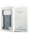Etui Guess 4G Stripe MagSafe do Apple iPhone 17 Pro Max niebieski