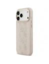 Etui Guess 4G Stripe MagSafe do Apple iPhone 17 Pro Max różowy