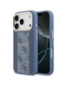 Etui Guess 4G Stripe MagSafe do Apple iPhone 17 Pro niebieski