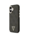 Etui Guess 4G Triangle Logo MagSafe do Apple iPhone 17 czarny złoty