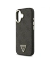 Etui Guess 4G Triangle Logo MagSafe do Apple iPhone 17 czarny złoty