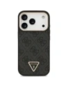 Etui Guess 4G Triangle Logo MagSafe do Apple iPhone 17 Pro czarny złoty