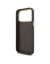 Etui Guess 4G Triangle Logo MagSafe do Apple iPhone 17 Pro Max brązowy złoty