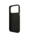 Etui Guess 4G Triangle Logo MagSafe do Apple iPhone 17 Pro Max czarny złoty