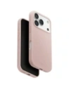 Etui UNIQ Lino do Apple iPhone 17 Pro Magclick Charging różowy