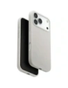 Etui UNIQ Lino do Apple iPhone 17 Pro Max Magclick Charging jasno szary