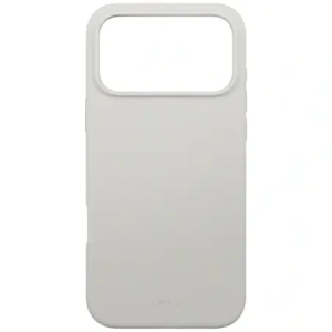 Etui UNIQ Lino do Apple iPhone 17 Pro Max Magclick Charging jasno szary
