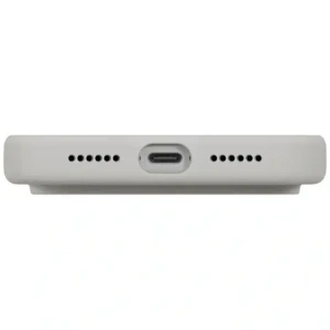 Etui UNIQ Lino do Apple iPhone 17 Pro Max Magclick Charging jasno szary